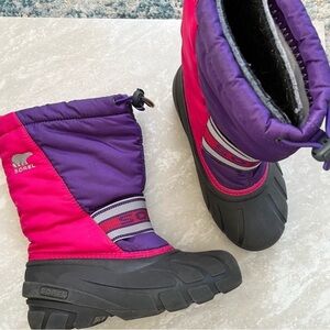 Sorel Pink & Purple Winter Boots